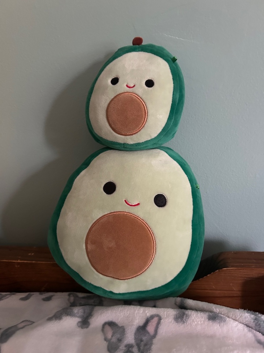 Squishmallows Green & Cream Avocado Stacking Plush